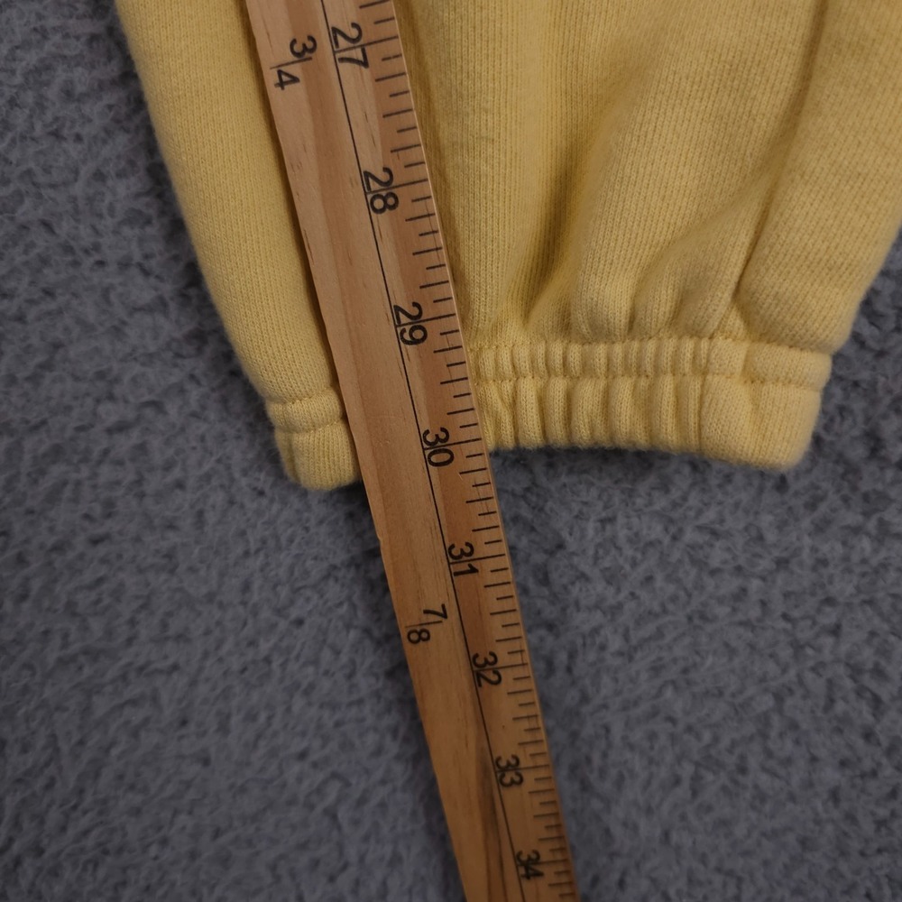 John Elliot Sweatpants Mens 3 US Large Yellow French Terry Jogger Lounge Pants - Picture 8 of 14